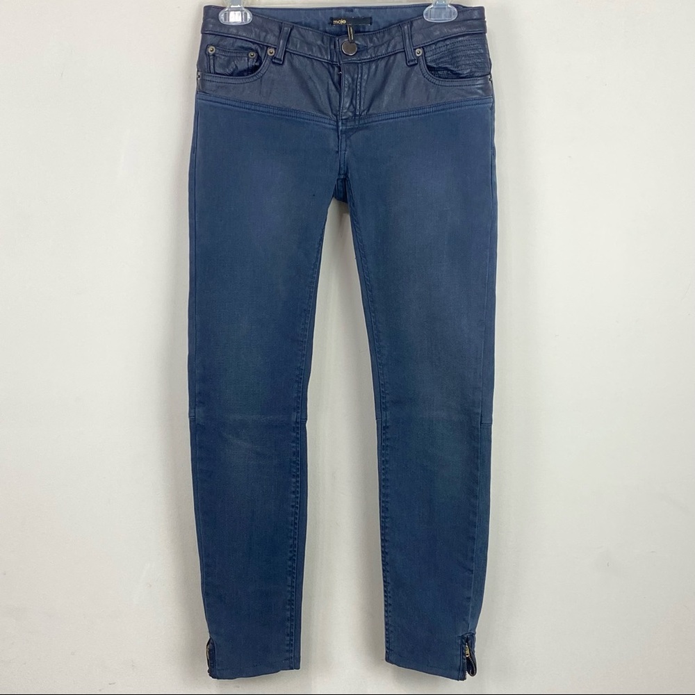 Maje Low-Rise Skinny Jeans Size Small
